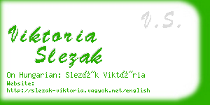 viktoria slezak business card